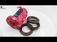 Skeleton Metal Hydraulic Oil Seal Brown FKM Rubber Seals tahan terhadap keausan