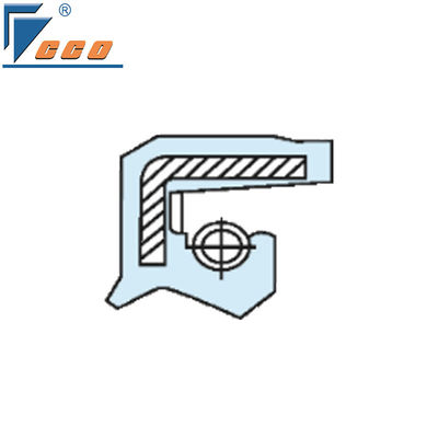 TCV Skeleton Oil Seals Machine Rotary Shaft Oil Seal Untuk Lingkungan Suhu
