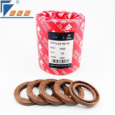 Full Standard Fluorine Rubber Oil Seal Berbagai Jenis Servo Motor Oil Sealing
