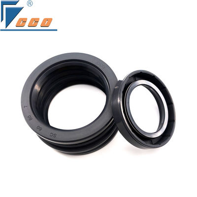 Gray SC Oil Seal Rubber Oil Seals 42 * 65 * 12 Untuk Gear Reducer