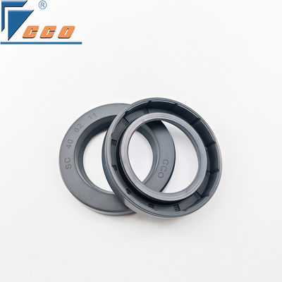 NBR SC Tipe Oil Seal Kompresor Udara Oil Seal Mobil Single Lip O Sealer Hitam Dan Abu-abu