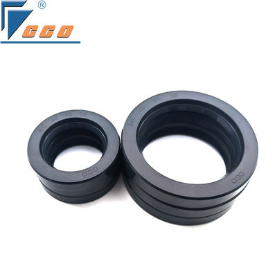 Ketahanan Pakai Hydraulics Oil Seals FKM NBR Rubber Oil Seal Dengan Skeleton Logam