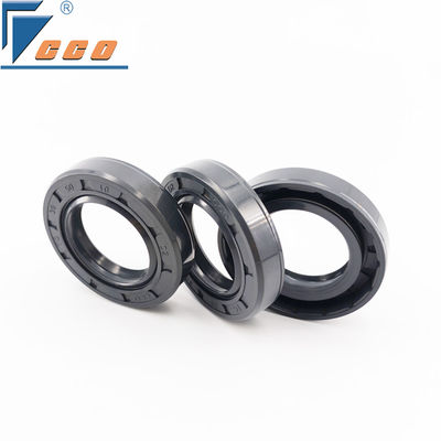 Double Lip TC Oil Seal Nitrile Rubber Brown 30 × 45 × 8 Untuk Transmisi Otomotif